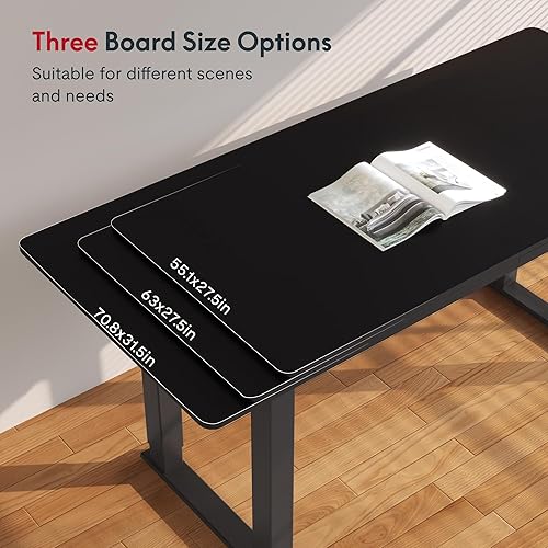 Miniatura 8 de SANODESK Escritorio de pie de 4 patas, escritorio eléctrico ajustable en altura con ajustes preestablecidos de memoria para oficina en casa,