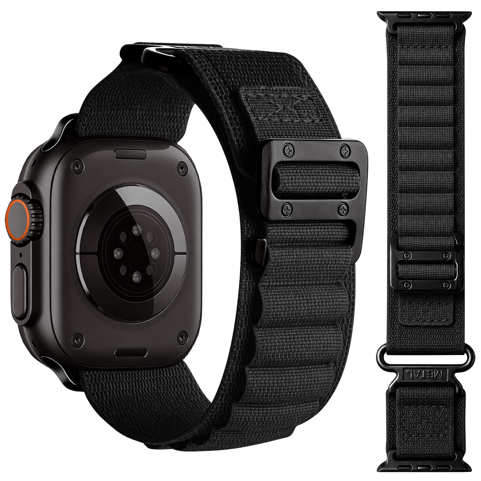 Fullmosa Nylon Sport Loop Strap for Apple Watch, Breathable Adjustable Strap Compatible with iWatch Series 11/10/9/8/7/6/5/4/3/2/1, SE, Ultra 3/2/1 49mm 45mm 46mm 44mm 42mm(Series 3/2/1)-image-40