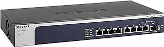 NETGEAR 8-Port 10G Multi-Gigabit Ethernet Unmanaged Switch (XS508M) - with 1 x 10G SFP+, Desktop/Rackmount, and ProSAFE Lifetime Protection