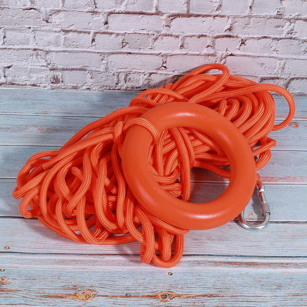 30m Life Saving Rope High Strength Floating Rescue Rope Non Reflective Lightweight Sturdy for Climbing Hiking Fall Protection Emergency
