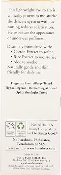 Burt's Bees Eye Cream for Sensitive Skin, 0.5 Ounces