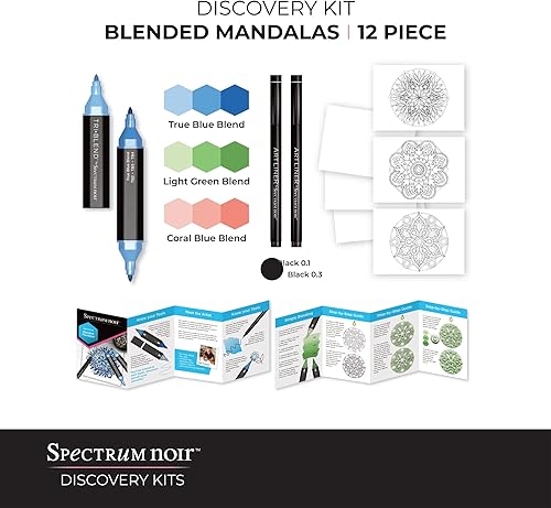 Miniatura 3 de Spectrum Noir Descubre KIT, Mandalas mezcladas