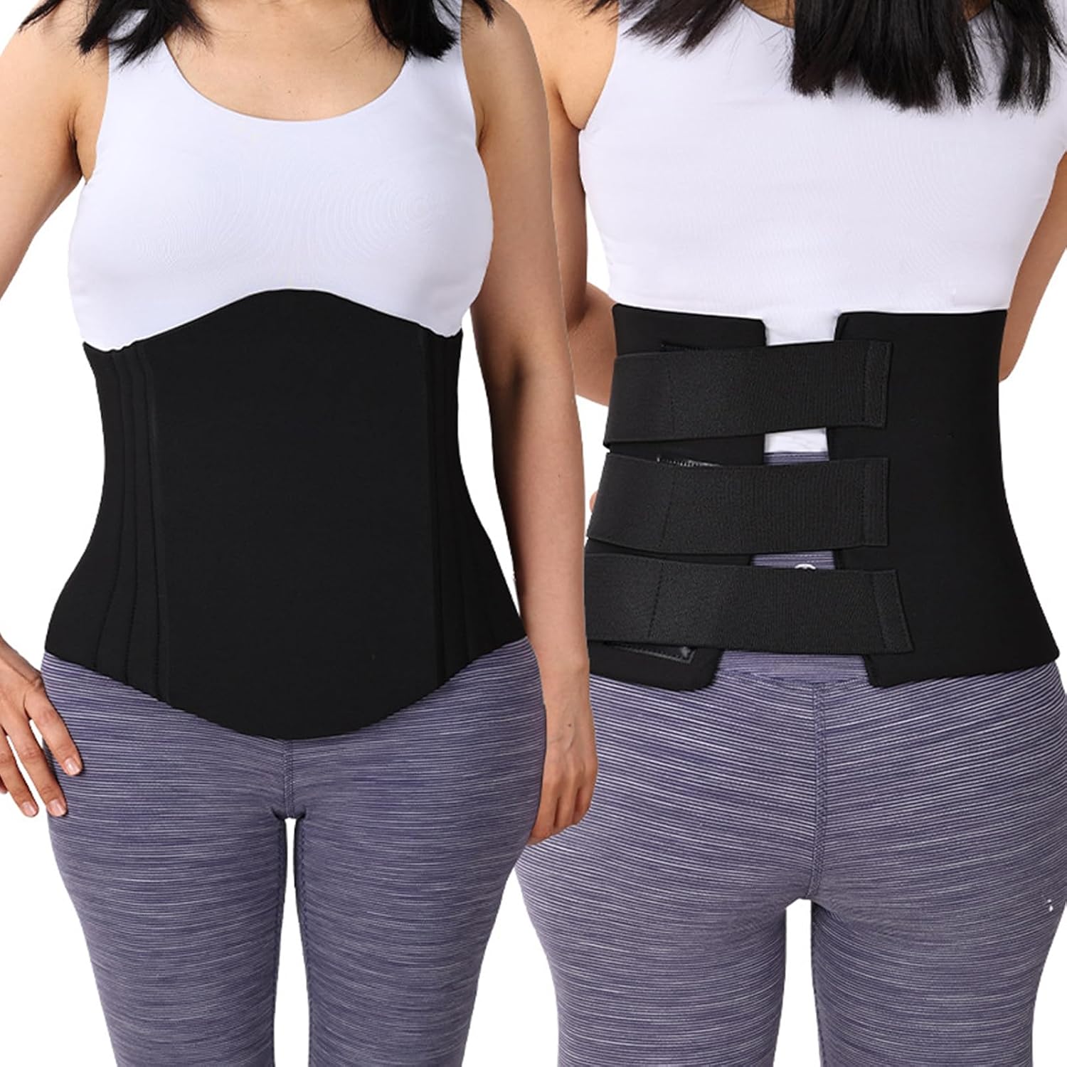 Abdominal 360 Ab Board Post Surgery Lipo Foam and Compression Boards for Liposuction,One Size,Black Abdominal Compr
