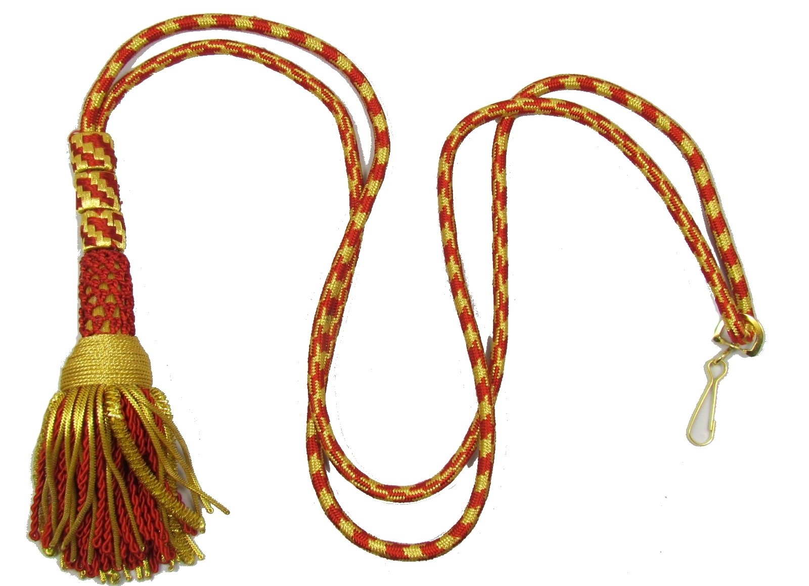 Linka liturgiczna 81 cm biskupa frędzle pektorowy sznurek do krzyżyka R1864