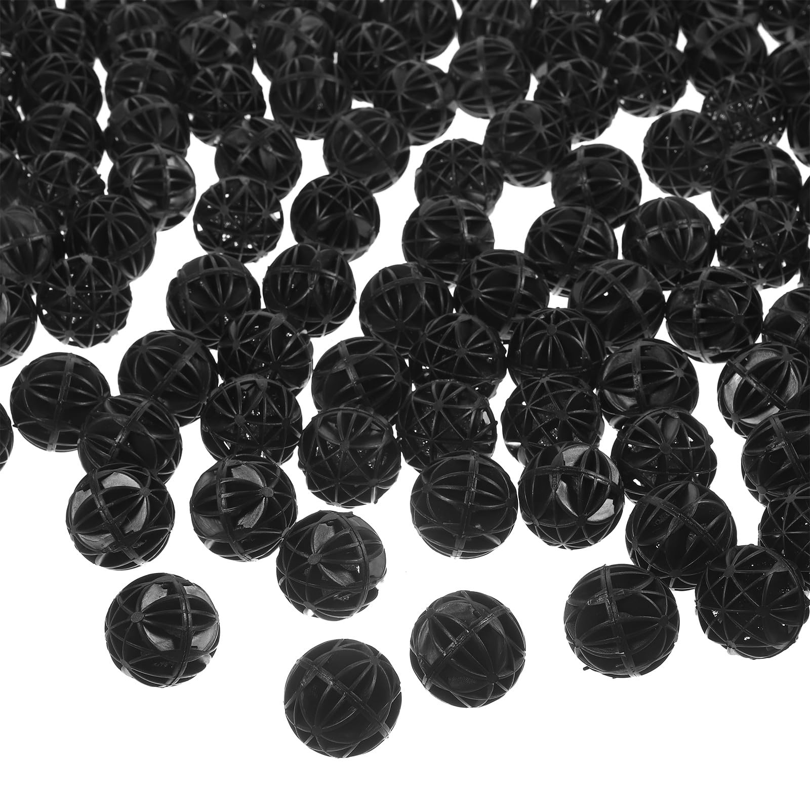 ibasenice 200 Sfere biologiche in plastica per Acquario: 2,5 cm (1 Pollice) per la filtrazione Biologica, Ideali per acquari, laghetti per Koi e filtri a Cartuccia.