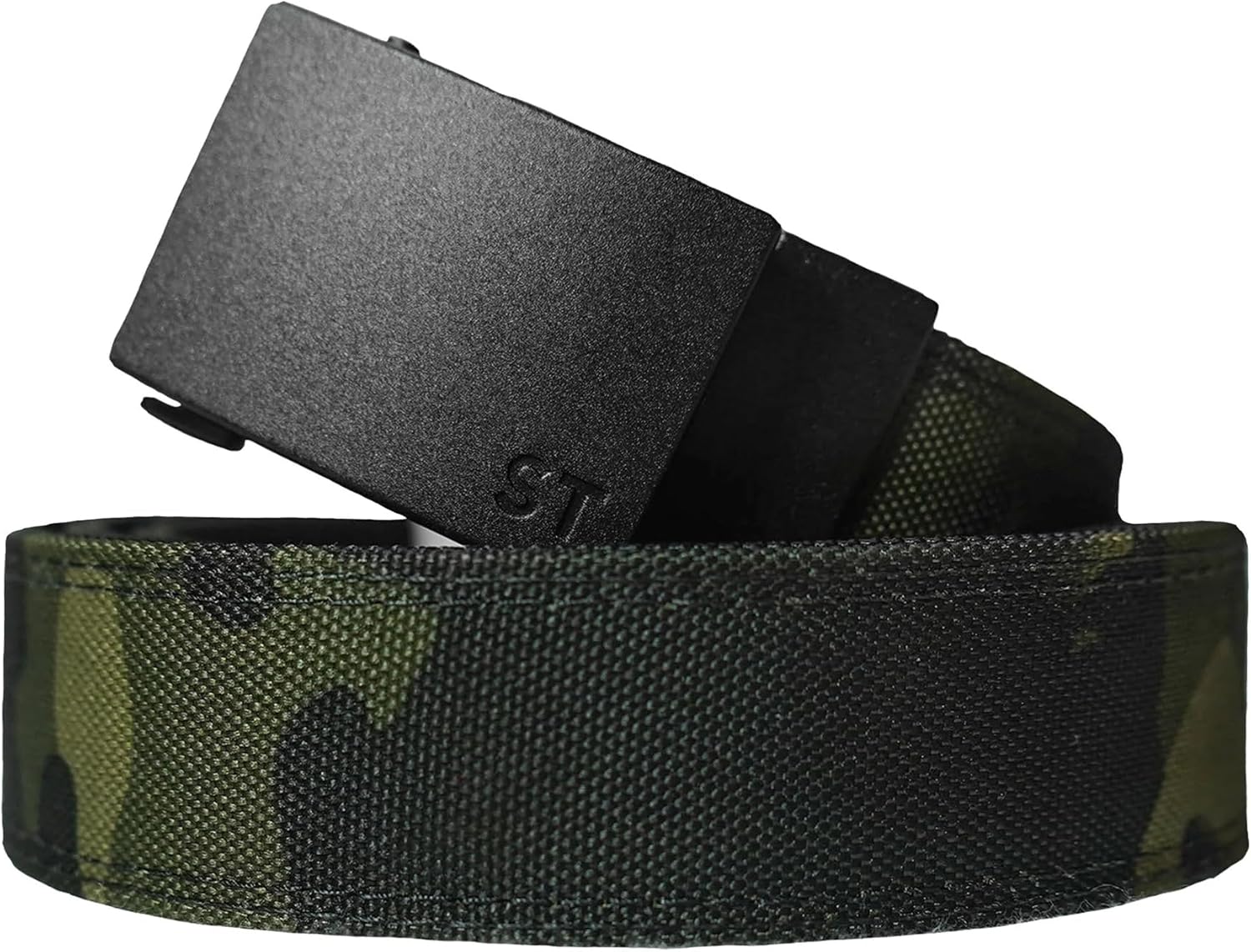 Savage Tacticians EDC Ratchet Belt for Men - Tactical 1.5" Nylon Gun Belt - Matte Black Strap for Concealed Carry