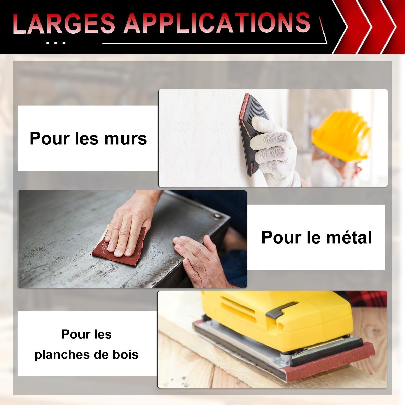 Rouleau De 12 M De Papier Abrasif Auto-Agrippant Grain 240 | Papier De Oxyde D’Aluminium pour Le Bois, Le MéTal, La Peinture, Le PlâTre pour Ponceuses Vibrantes et Manuelles