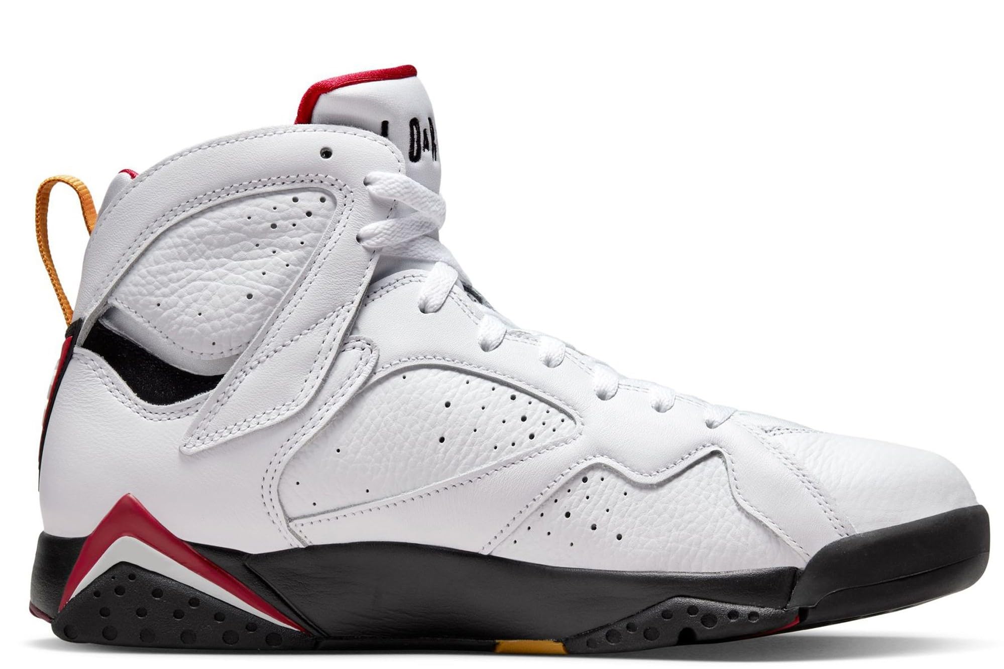Jordan mens 7 Retro, White/Black-cardinal Red-chutn, 11