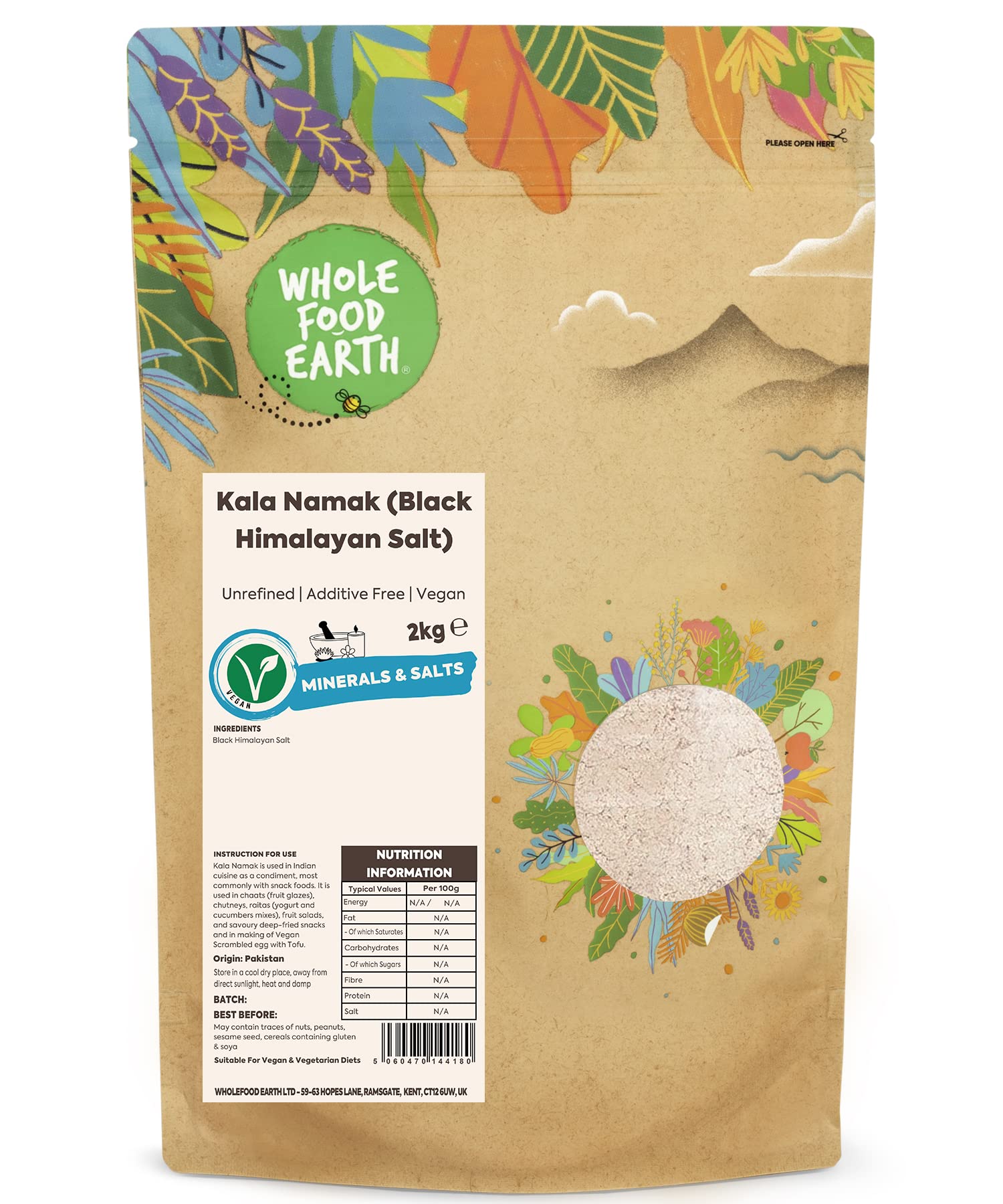 Kala Namak - Fine Black Salt 2kg
