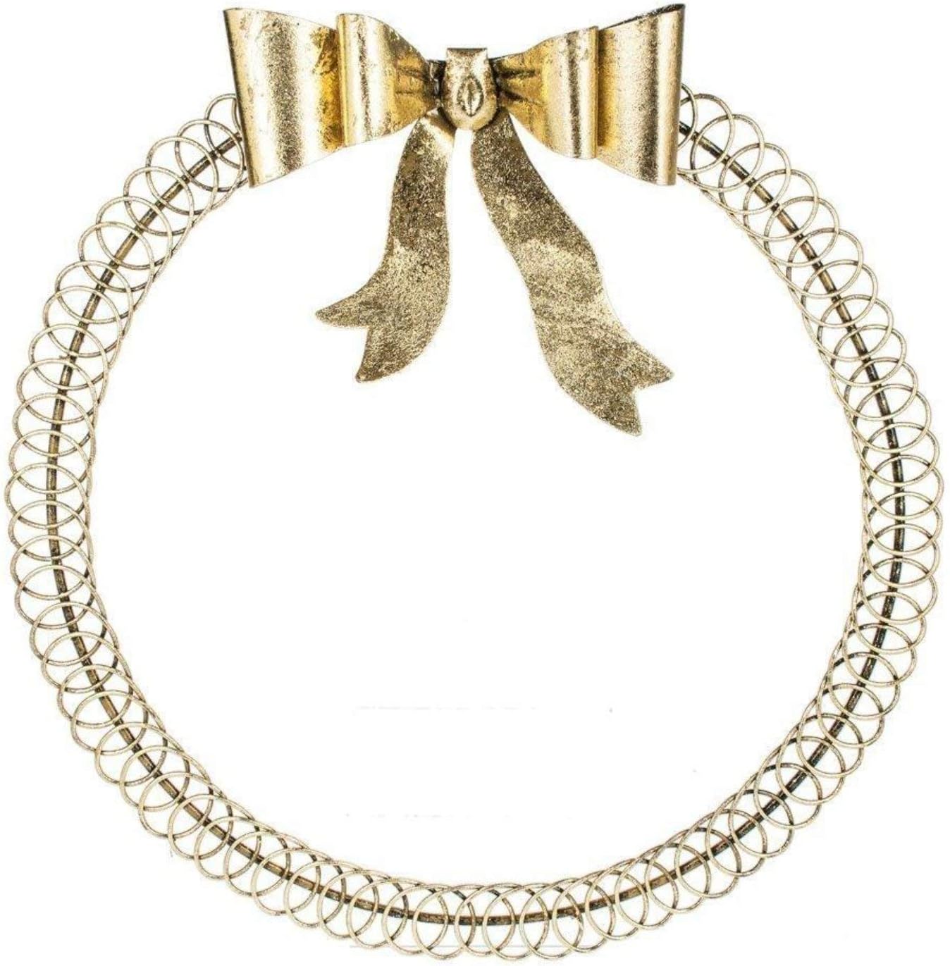 One Holiday Way 19Inch Large Elegant Gold Metal Wire