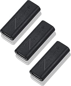 USB C Coupler USB C Female to Female Adapter, Celluliarze (3 Pack) 40Gbps Type C Male to Female Extender 8K@60Hz Video 100W Thunderbolt 4/3 Data for Steam Deck Switch Notebook Tablet Mobile Phone