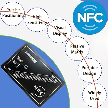 NFC Field Status Card - Professional 15 LED Indicator Display,Non Data Storage NFC Card