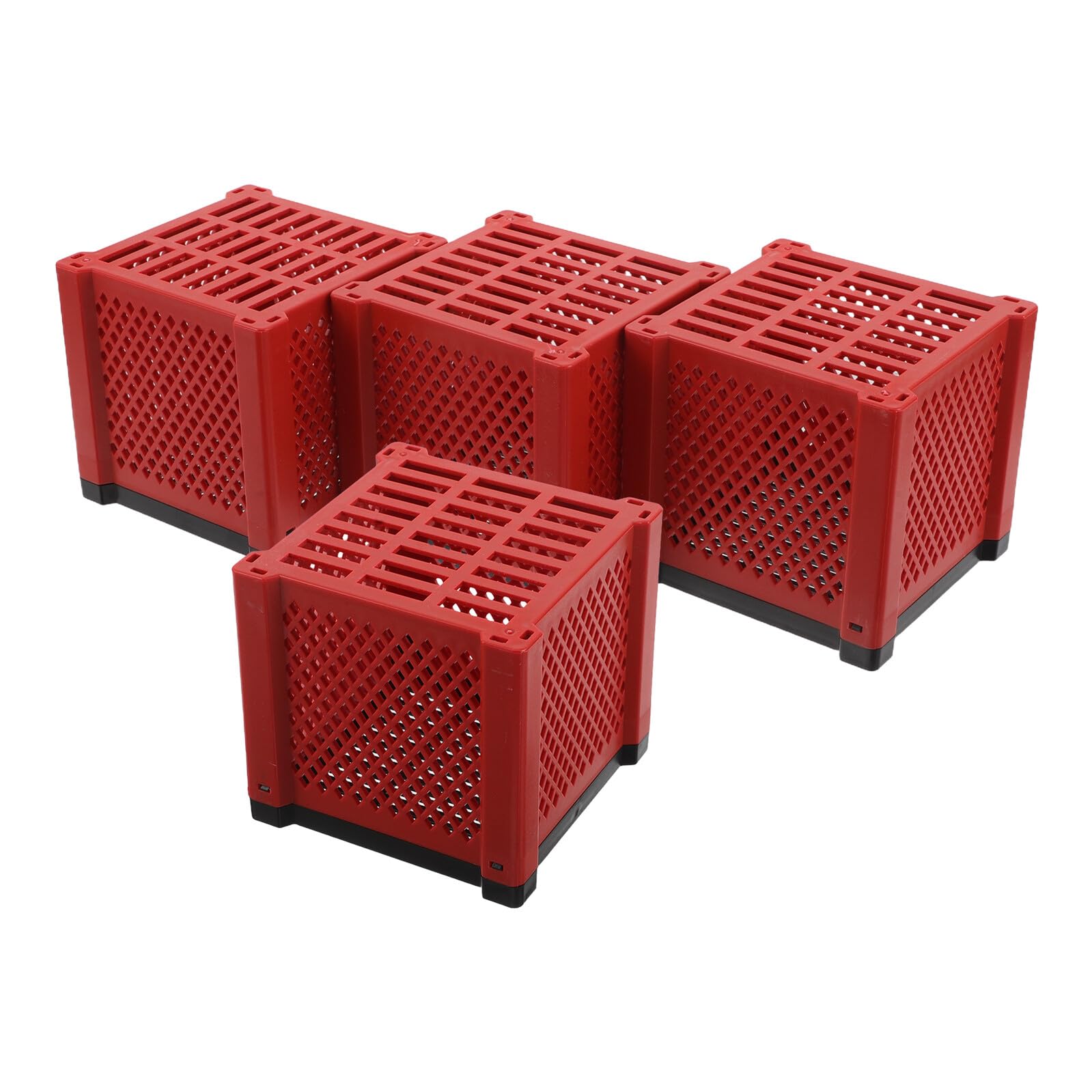 Boîte filtre aquarium DOITOOL : conteneur vide pour charbon actif en lot de 4