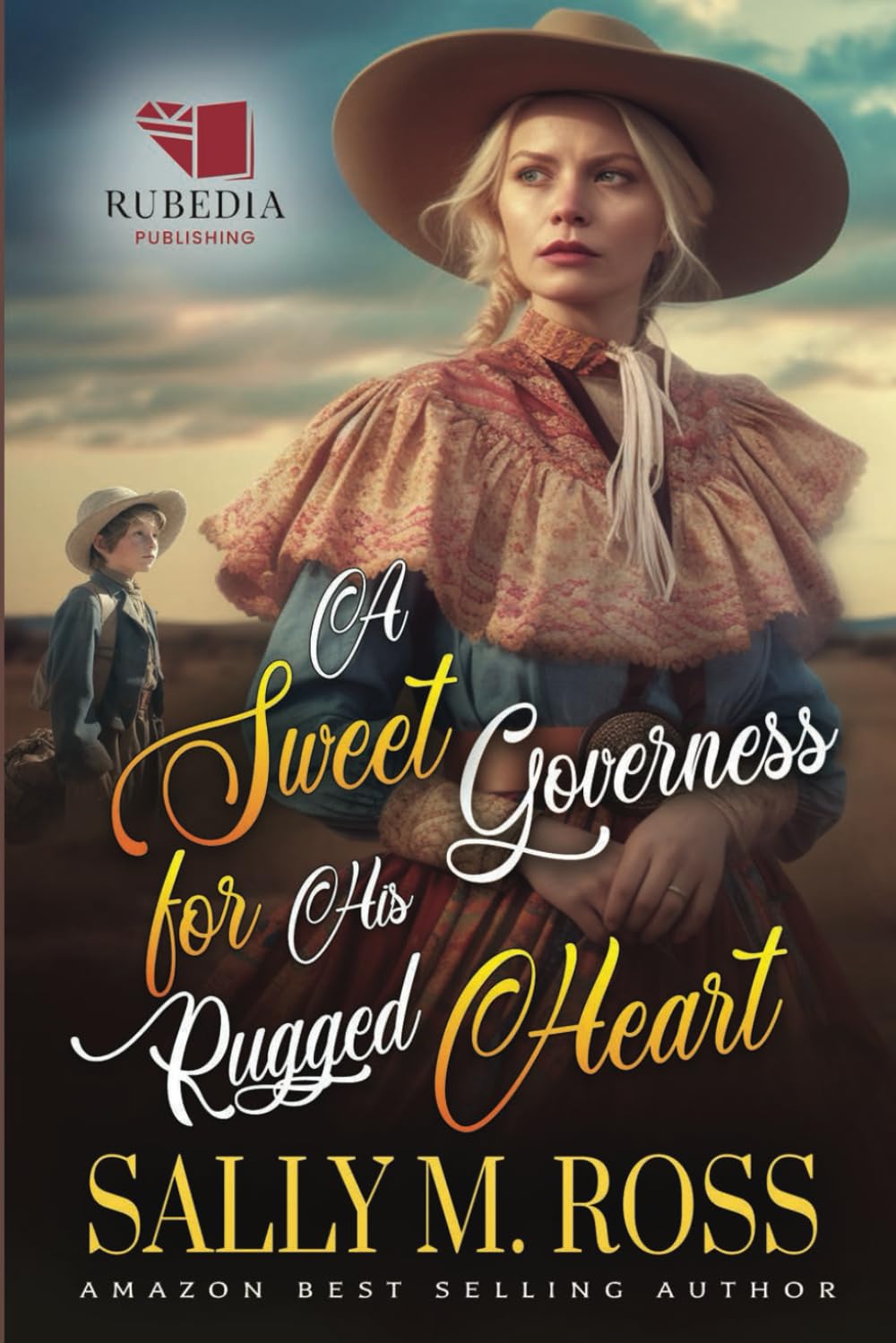 A Sweet Governess for His Rugged Heart: A Western Historical Romance Book