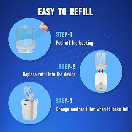 Miniatura 3 de Paquete de 10 cartuchos de repuesto compatibles con ZIVO M364 y Max Plug-in Light, repuesto para Z3VO (paquete de 10)