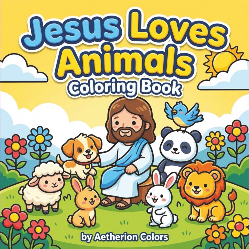 Jesus Loves Animals: Coloring Book (The Little Believers Coloring Series)