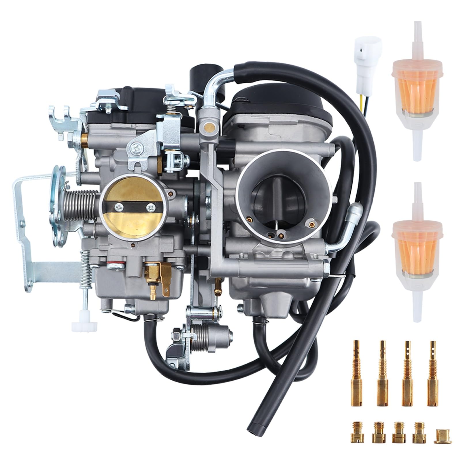 Photo 1 of YJGZSVK Carburetor For Yamaha V-Star 1100 Custom Classic XVS1100 1999-2003 XVS1100A 2000-2003 Midnight Custom XVS1100 2005 Silverado XVS1100AT 2003-2005 Replaces 5EL-14900-20-00 5EL-14900-30-00