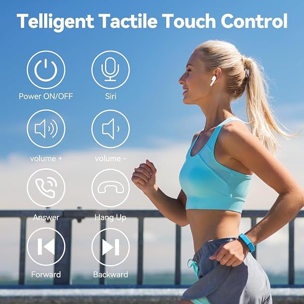 Cuffie Bluetooth,Auricolari wireless Bluetooth 5.4 In Ear Cuffiette con Cancellazione Rumore Mic,50 Ore Cuffie Wireless Stereo HiFi,IPX8 Impermeabili Cuffie Senza Fili per iOS Android Galaxy - 4