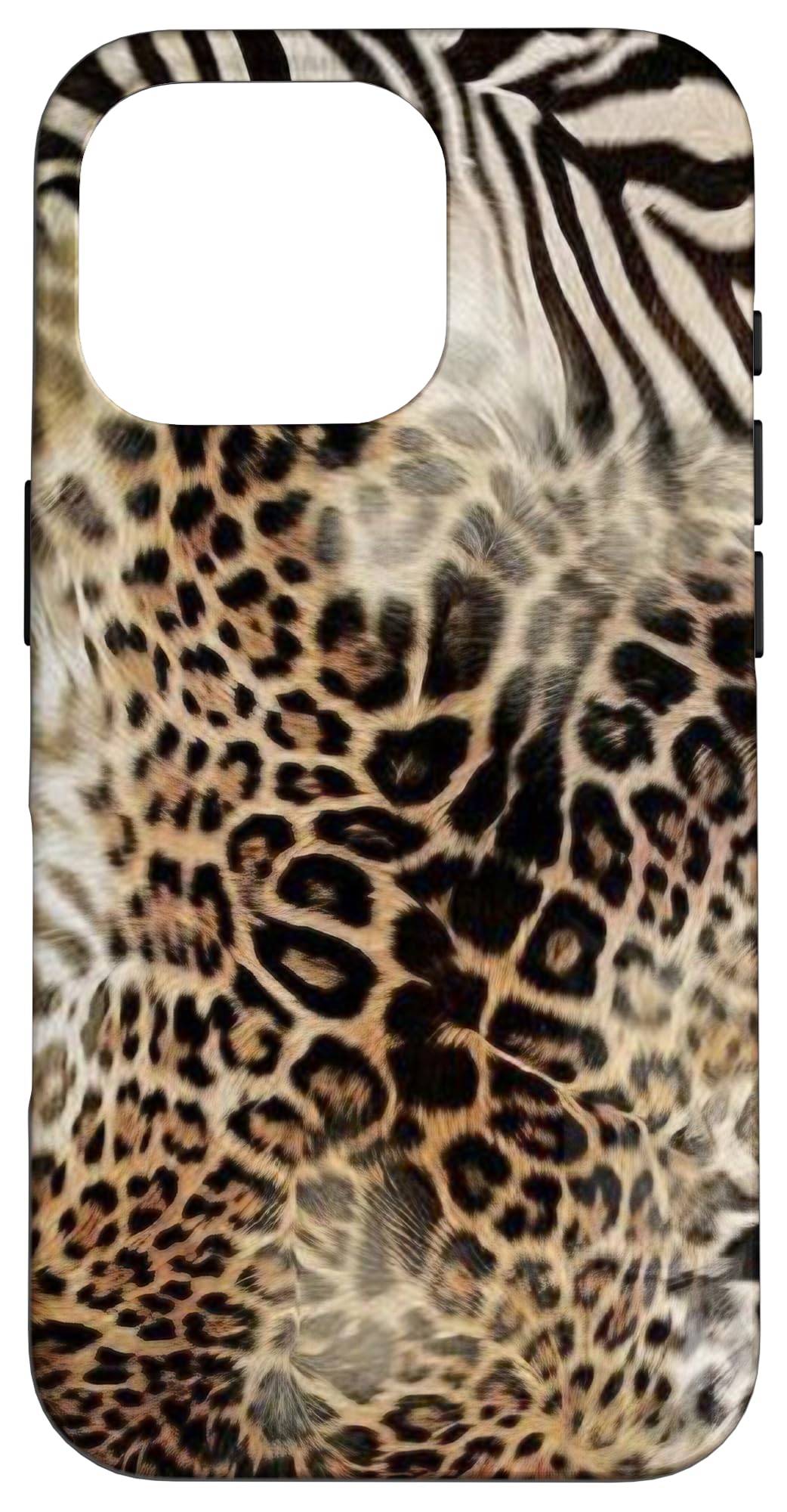 Leopard Print Wildlife Safari Themed Case for iPhone 16 Pro