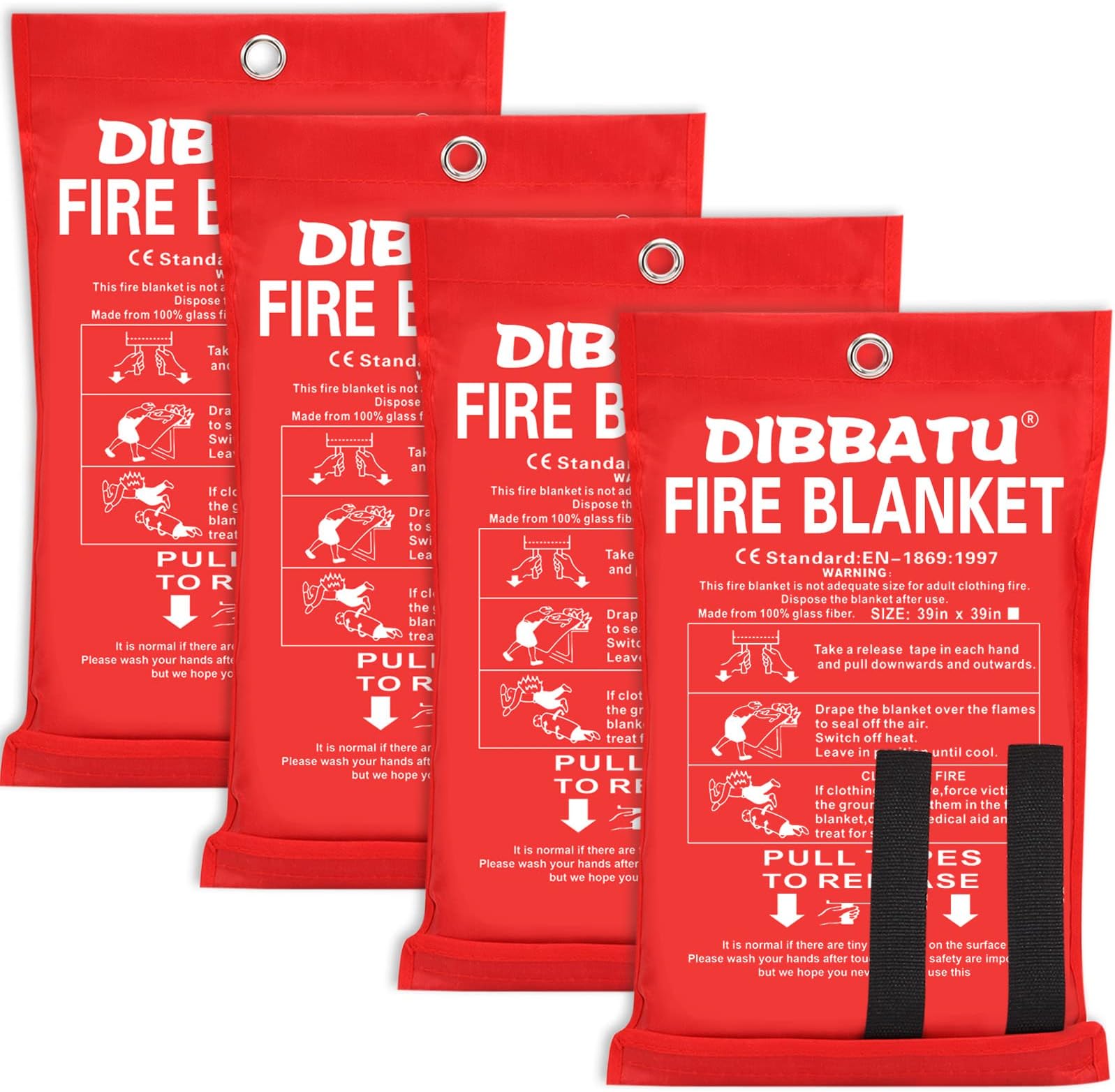 VPRIME SAFETYFY Emergency Fire Blanket Fire Blankets