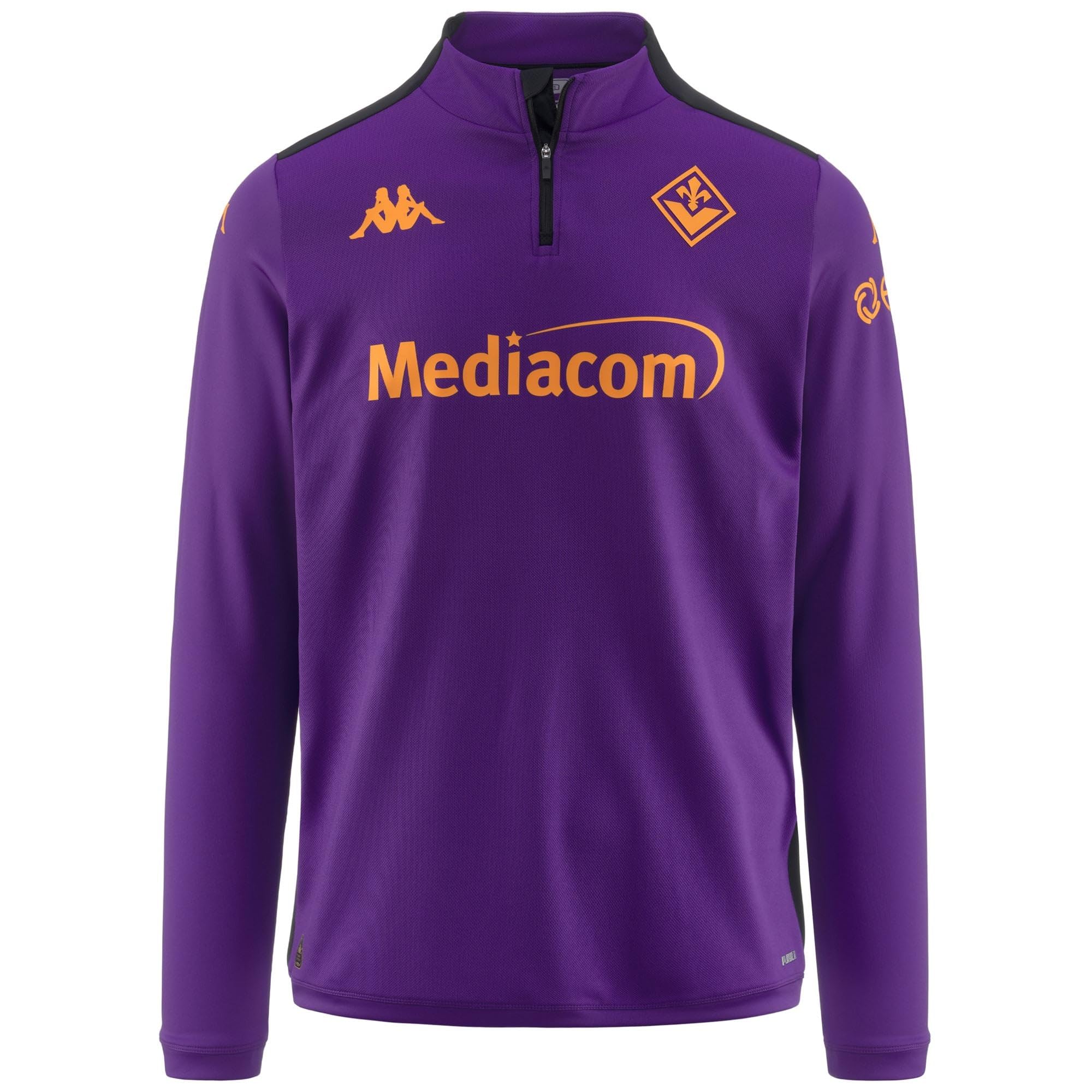 Kappa - Felpa, Bambino, Poliestere Riciclato, Calcio, Modello: Ablas PRO 8 Fiorentina