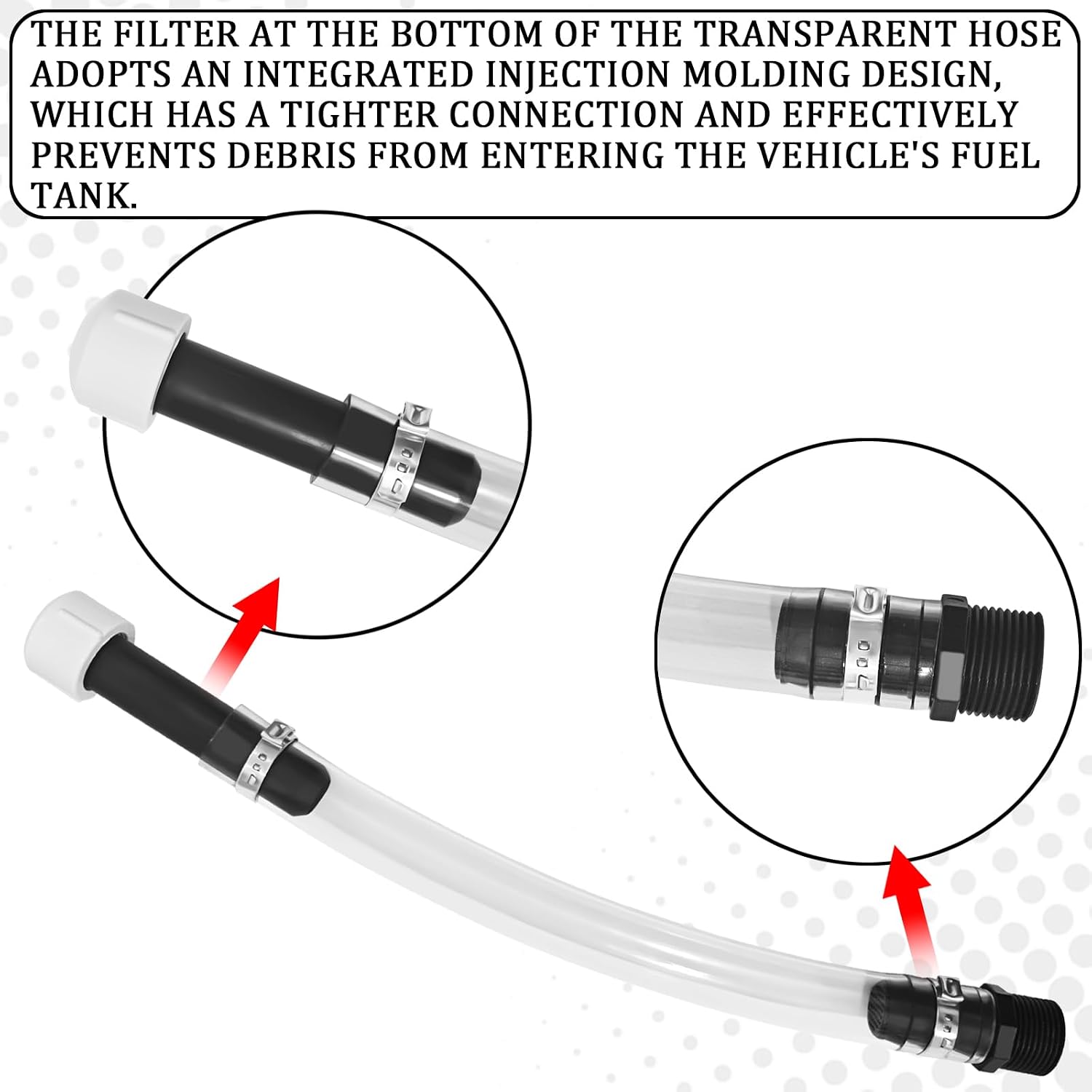 Gas Cans Hose with X-shaped Bender, Racing Fuel Jug Hose, 3/5/5.5 Gallon Jugs VP Quick Fill Spout Replacement for Gas Cans Egs Jugs LC2 Jugs Scribner Fuel Jugs Scribner Fuel Jugs