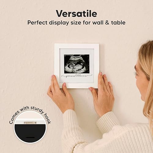Miniatura 5 de KeaBabies Portarretratos de ecografía para bebé, modernos marcos de fotos de ultrasonido para mamá, regalos de primer embarazo para futura mamá