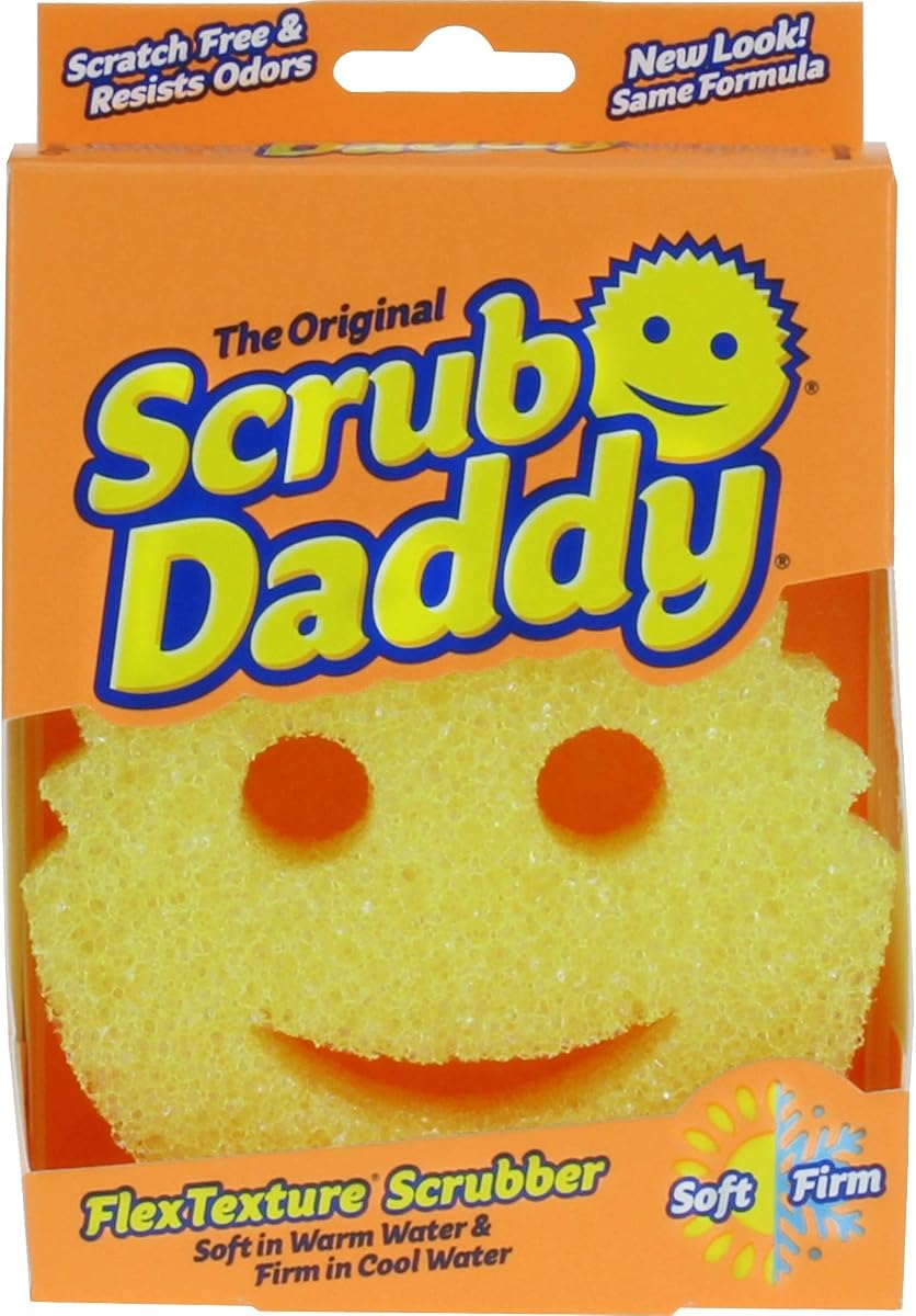 SCBSDPDQ Scrub Sponge Yellow (Single Pack)
