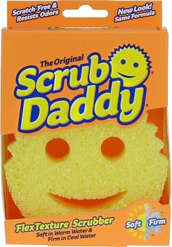Scrub Daddy SCBSDPDQ Scrub Sponge Yellow Single Pack