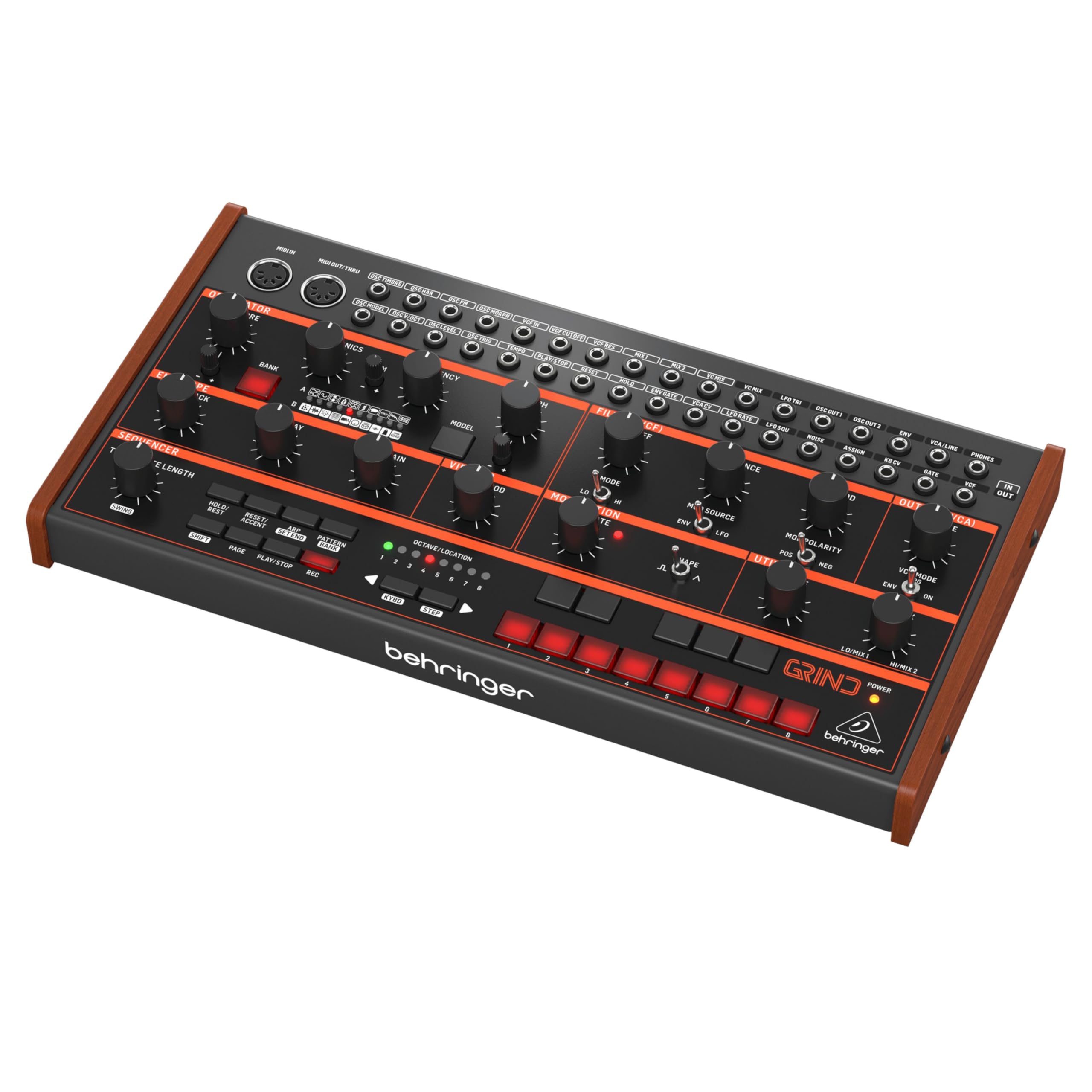 Behringer Grind セミモジュラーシンセサイザー Amazon.com: Behringer Grind Semi-modular Hybrid Multi-engine