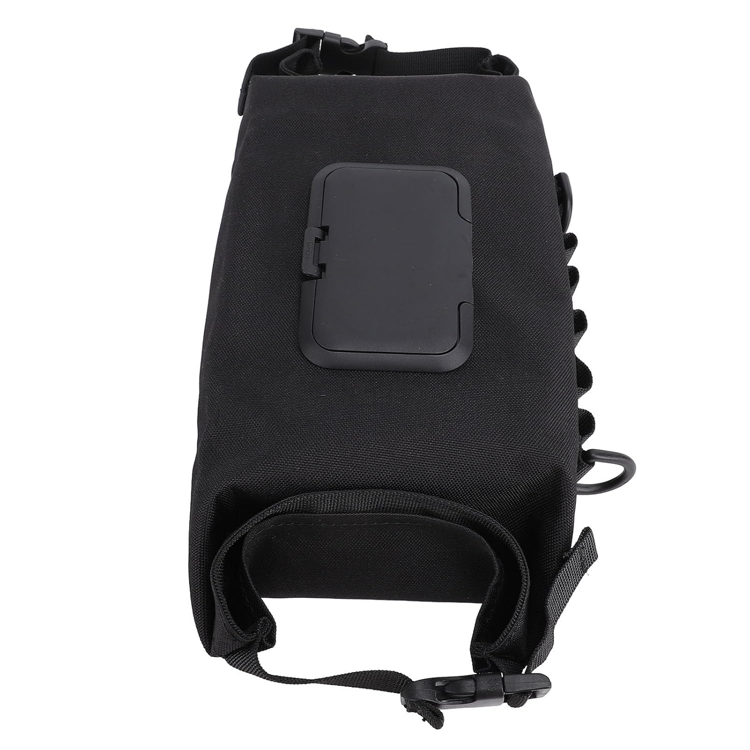Large Capacity Canvas Portable Camping Wet Wipe Dispenser for Office Car Home Travel Hangable Wipe Holder (Black)