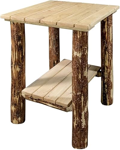 Miniatura 4 de Montana Woodworks Glacier Country Collection - Mesa auxiliar exterior, acabado de manchas exteriores