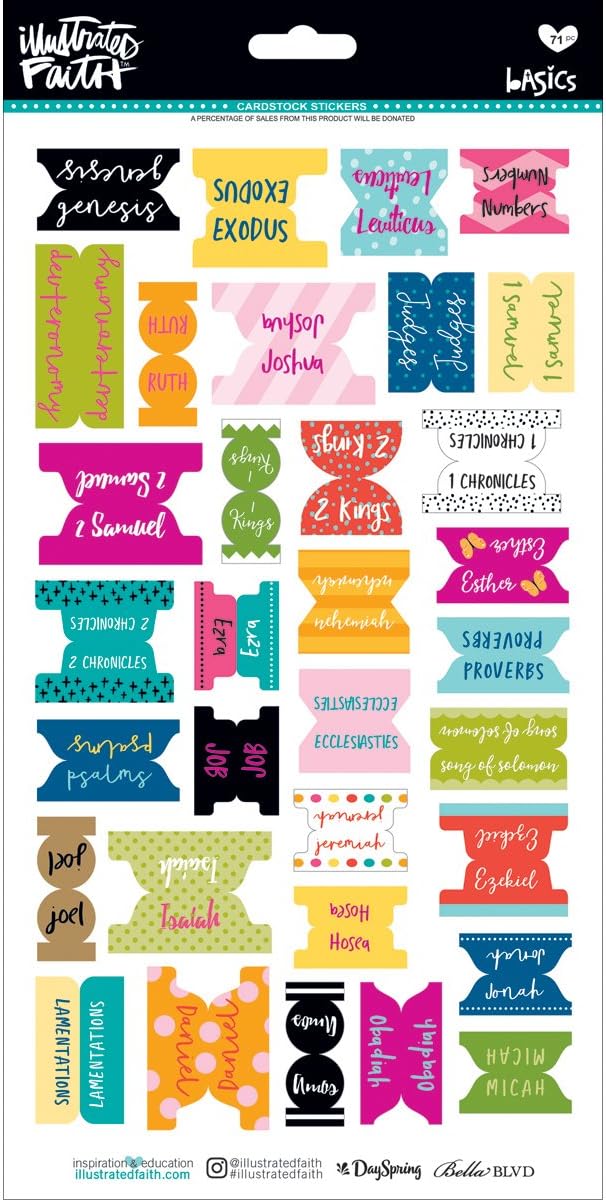 Illustrated Faith - Bible Book Tabs