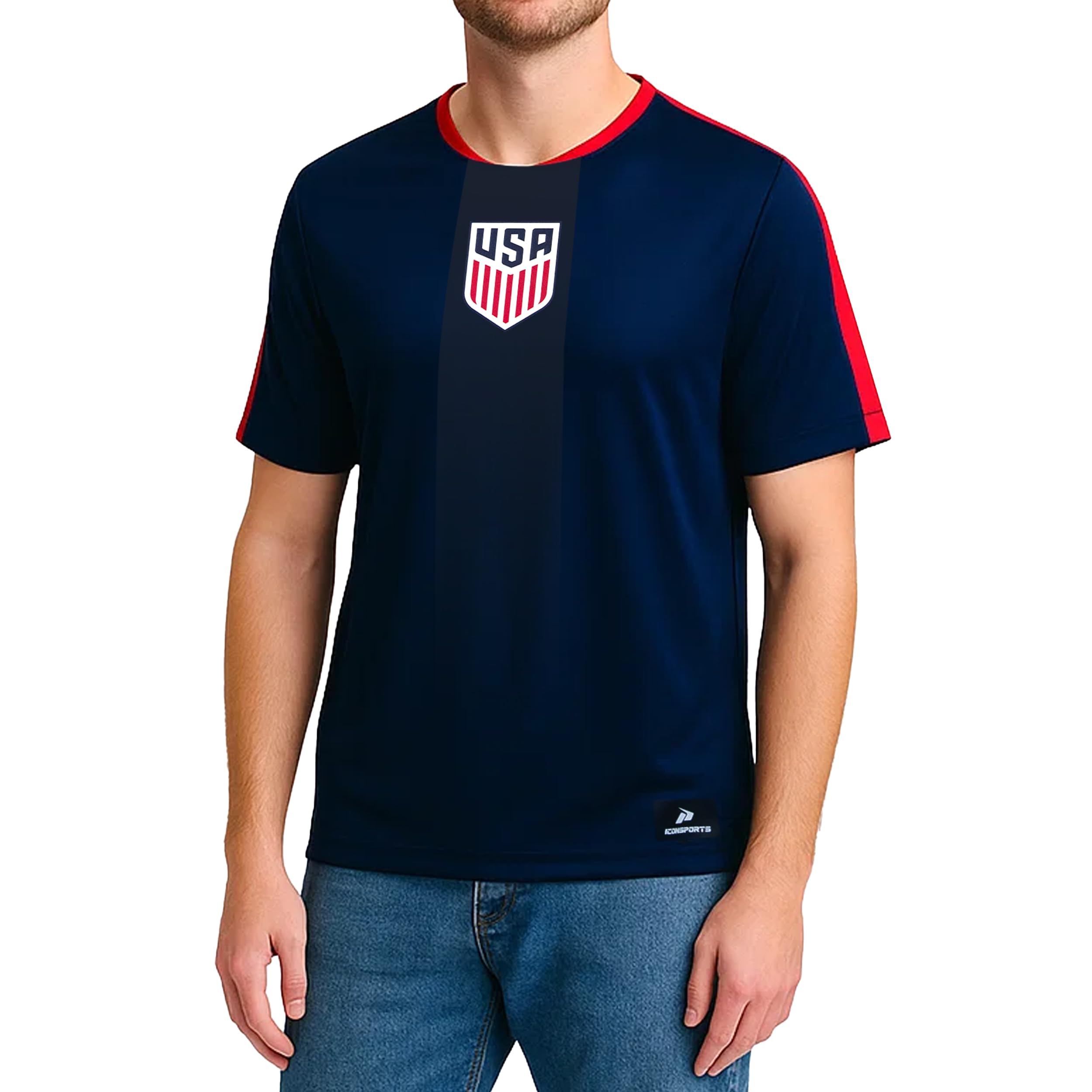 Icon Sports Officially Licensed US Soccer Federation Game Day Shirt - Unisex Adult — view 14