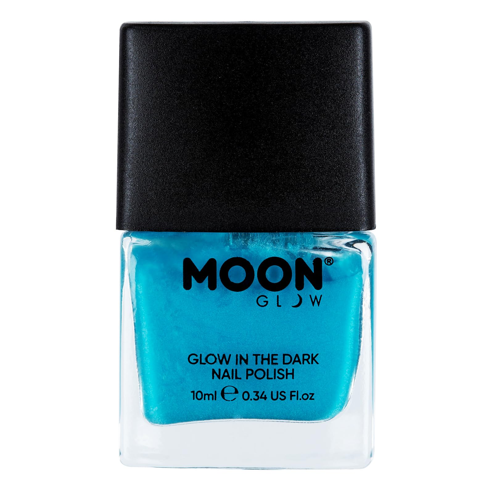 Moon Glow - Glow in the Dark Nail Polish - 10ml - Blue - Phosphorescent Nail Varnish