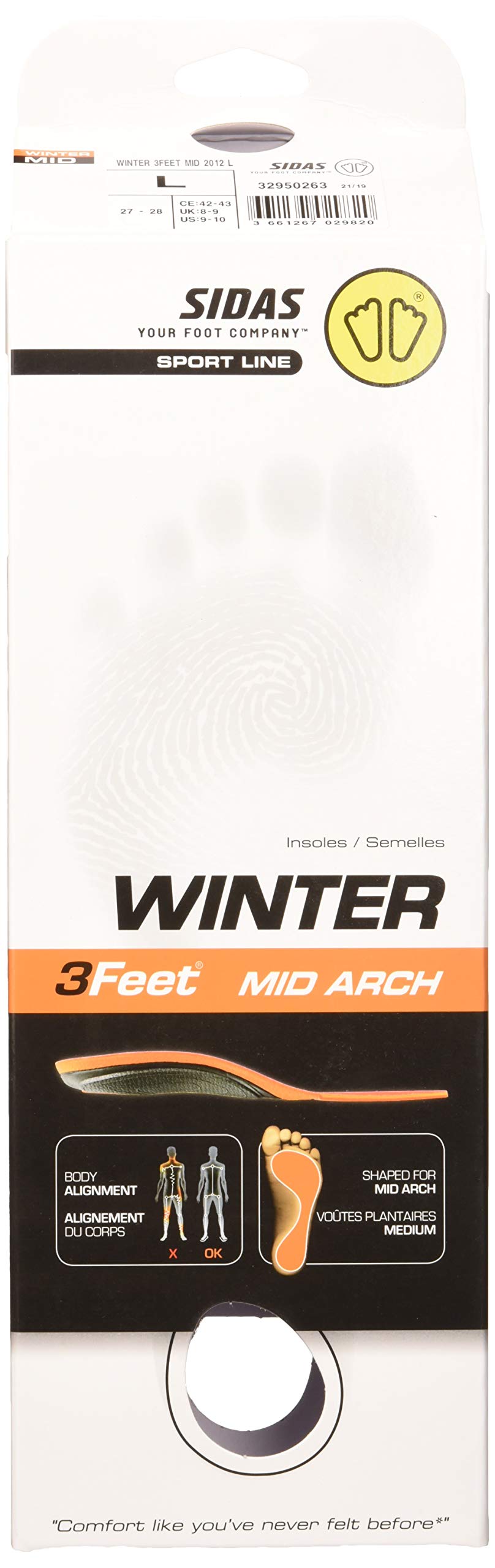 Sidas 3Feet Winter Mid-Einlegesohlen Sohlen
