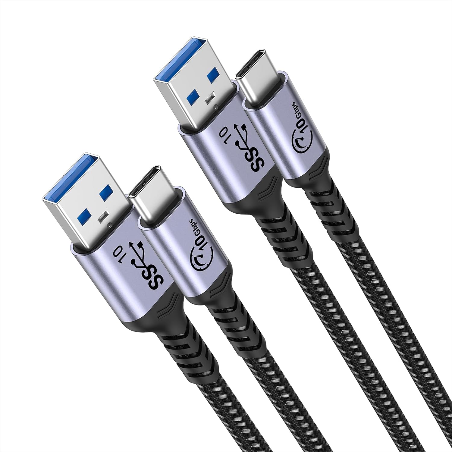 USB C Cable 10Gbps [1m 2Packs], USB 3.1 Gen 2 Type C High Speed Data Cable Compatible with Android Auto, Auto Play, Car Charger, iPhone 16/15