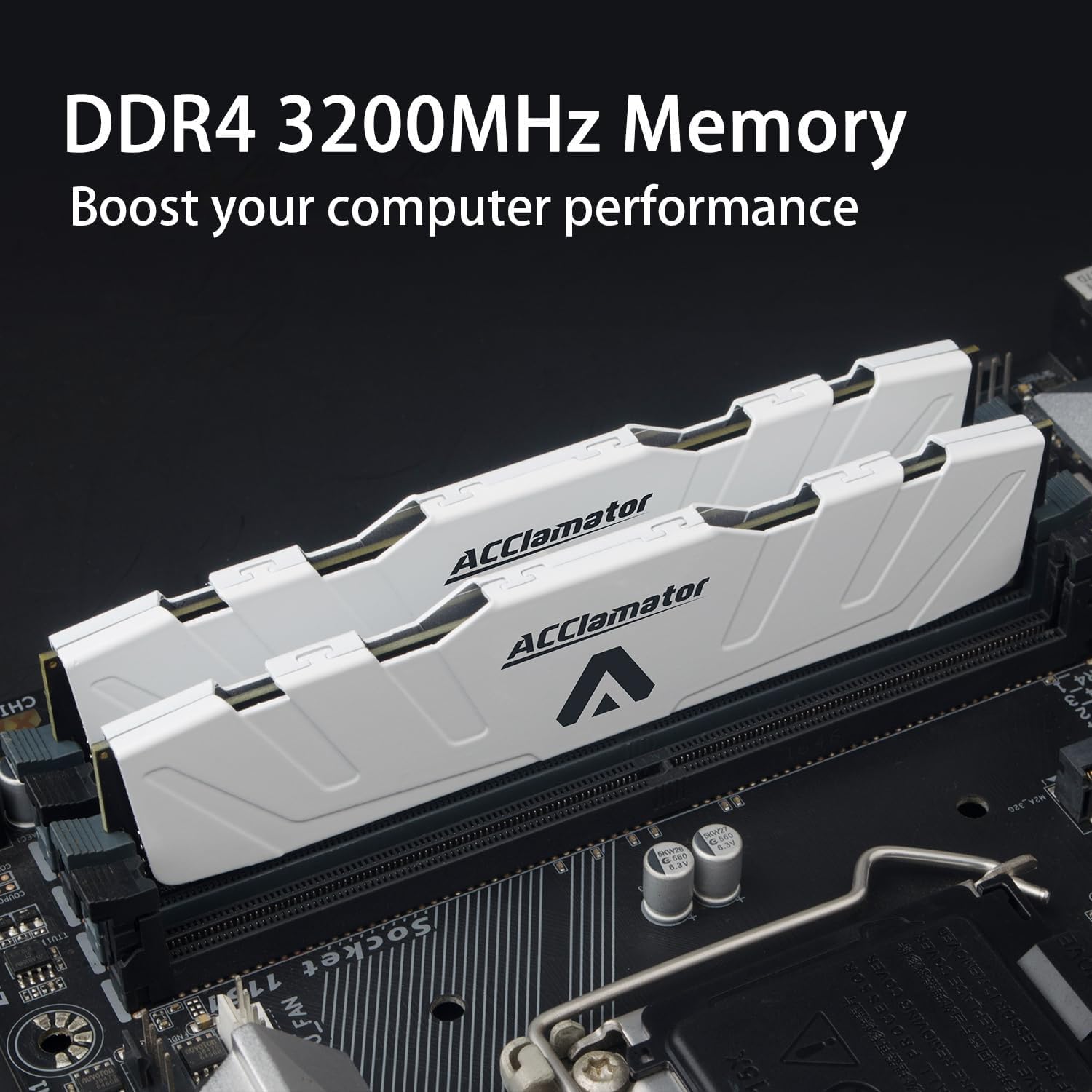 Amazon.co.jp: Acclamator OUNCE DDR4 3200MHz 16GB (2 x 8GB) Desktop