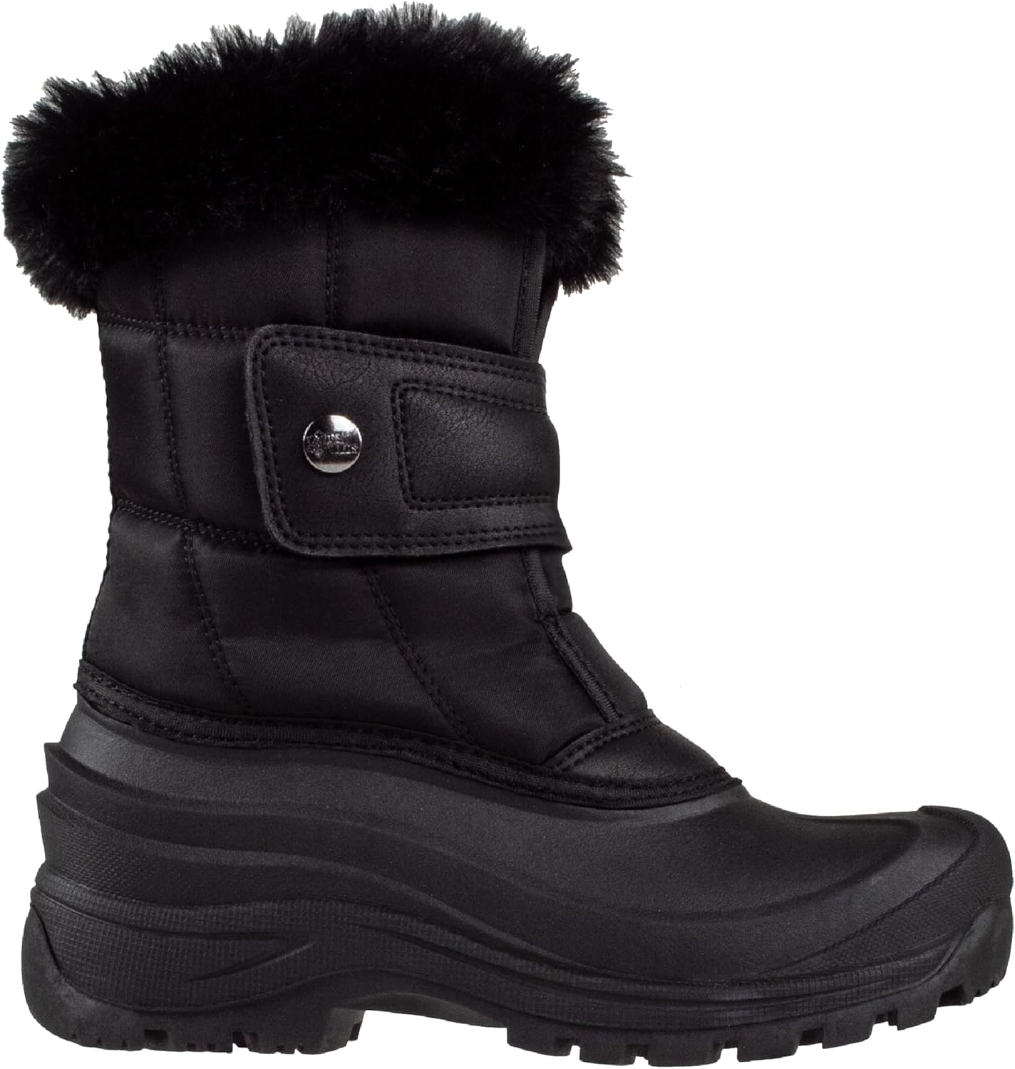 Ice Fields Clara Snow Winter Boots for Women, Warm, Insulated, Waterproof Shell, Faux Fur Lined Cuff