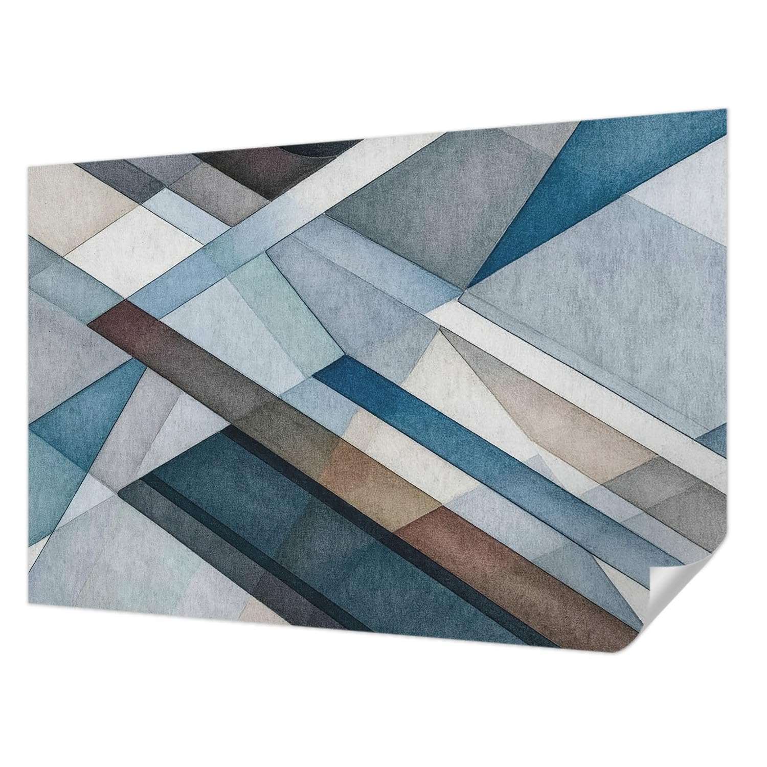Papier peint autocollant Tulup design géométrique pour chambre et salon cosy