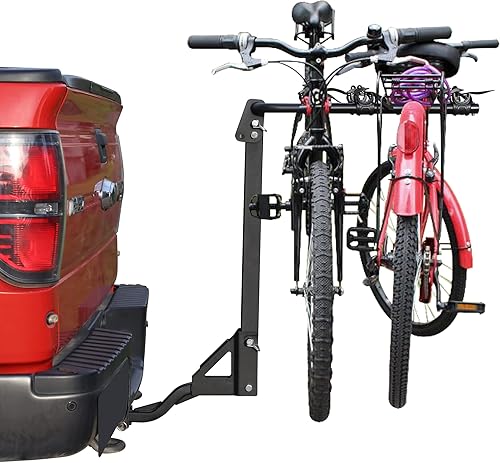 Miniatura 7 de Young - Portabicicletas para transporte de 4 bicicletas, montaje en autos, SUV y minivans con receptor de enganche de 1-14 o 2 pulgadas, fácil