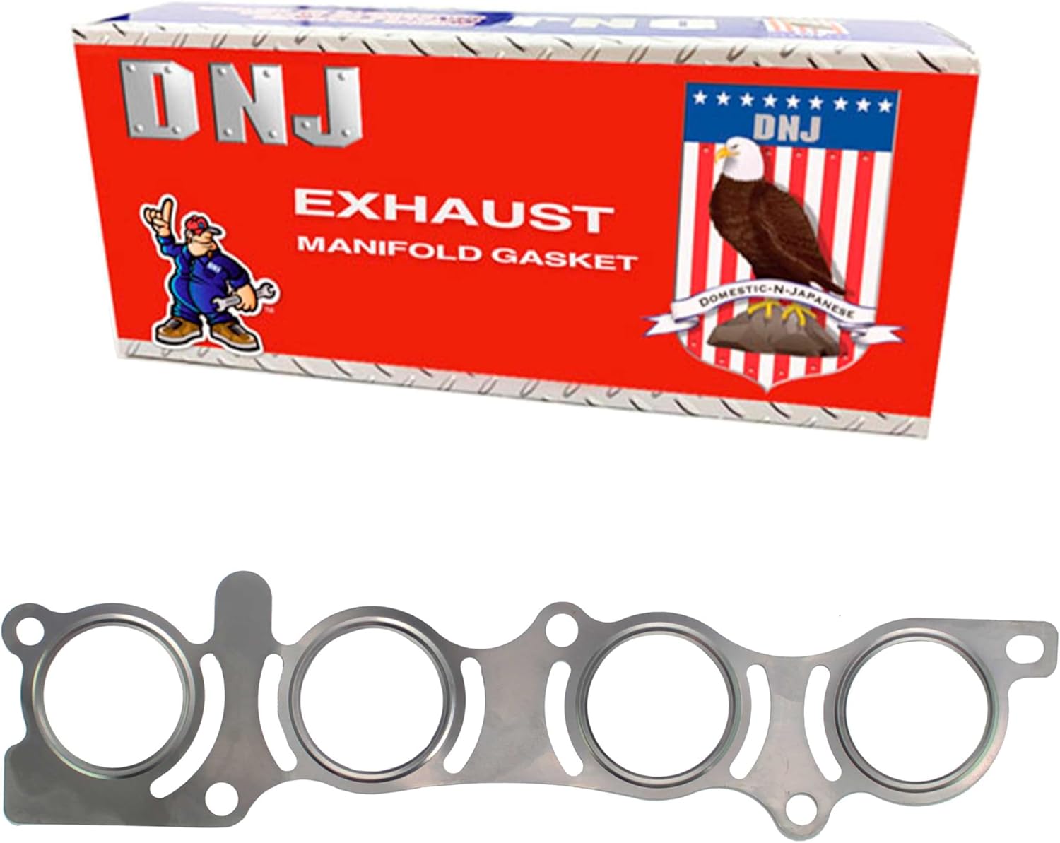 DNJ EG675 Exhaust Manifold Gasket Set for 2012-2016 Nissan Versa Versa Note 1.6L L4 16V DOHC 1598cc