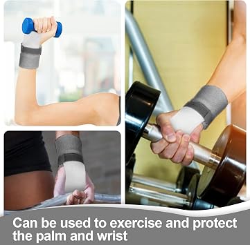 2PCS Gymnastics Hand Grips Gloves Wristbands, Gymnastic Hand Grips Gymnastic Bar Palm Protection and Wrist Support Sports Accessories for Boys Girls Youth Kids Workout and Exercise