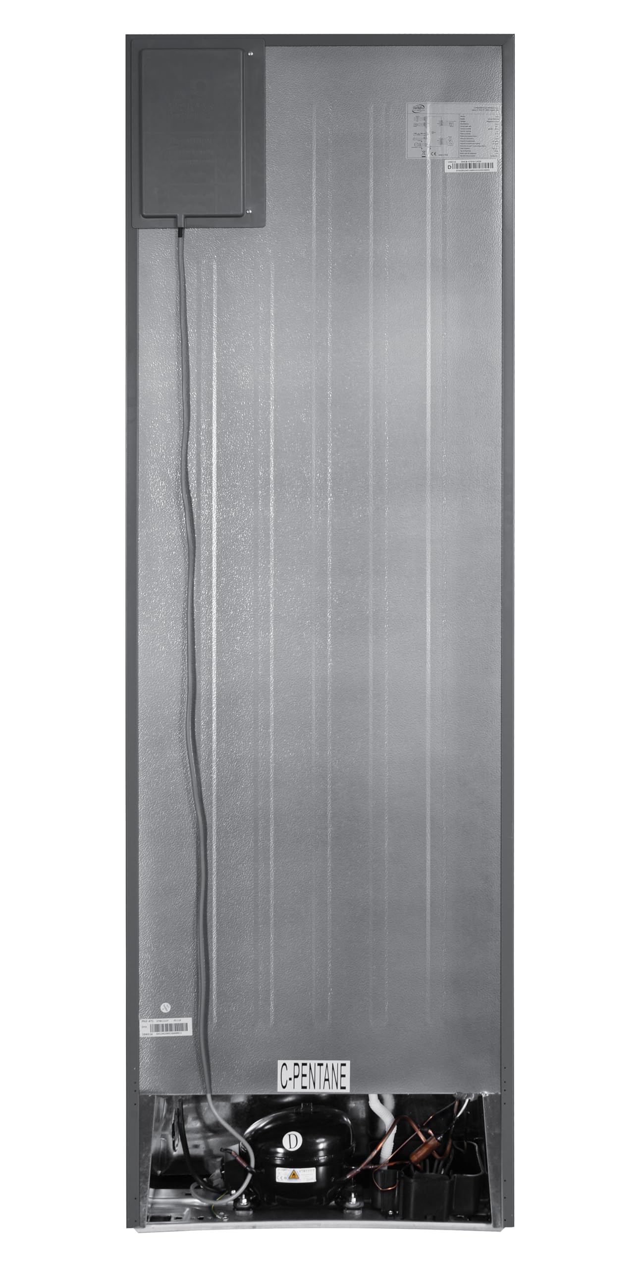 Daya DHCB-47SNV1XD0 Frigorifero Combinato No Frost 203 Litri Inox