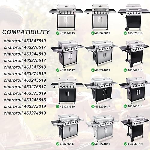 Miniatura 2 de Piezas de repuesto para Charbroil 463347519 463276517 463244819 463347518 463275517 463276617 463243518 463274619 463373019 4633 73319 463243519