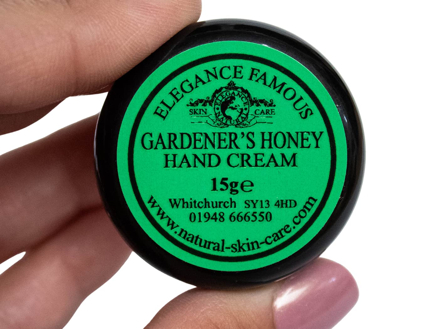 Famous Gardeners Honey Hand Cream 15g Recommended By BBC Gardeners World 2024 Elegance Natural Skin Care MULTI AWARD WINNING Handcream Dry Rough Working Hands Split Fingers Trial Pocket Handbag Size - Image 4