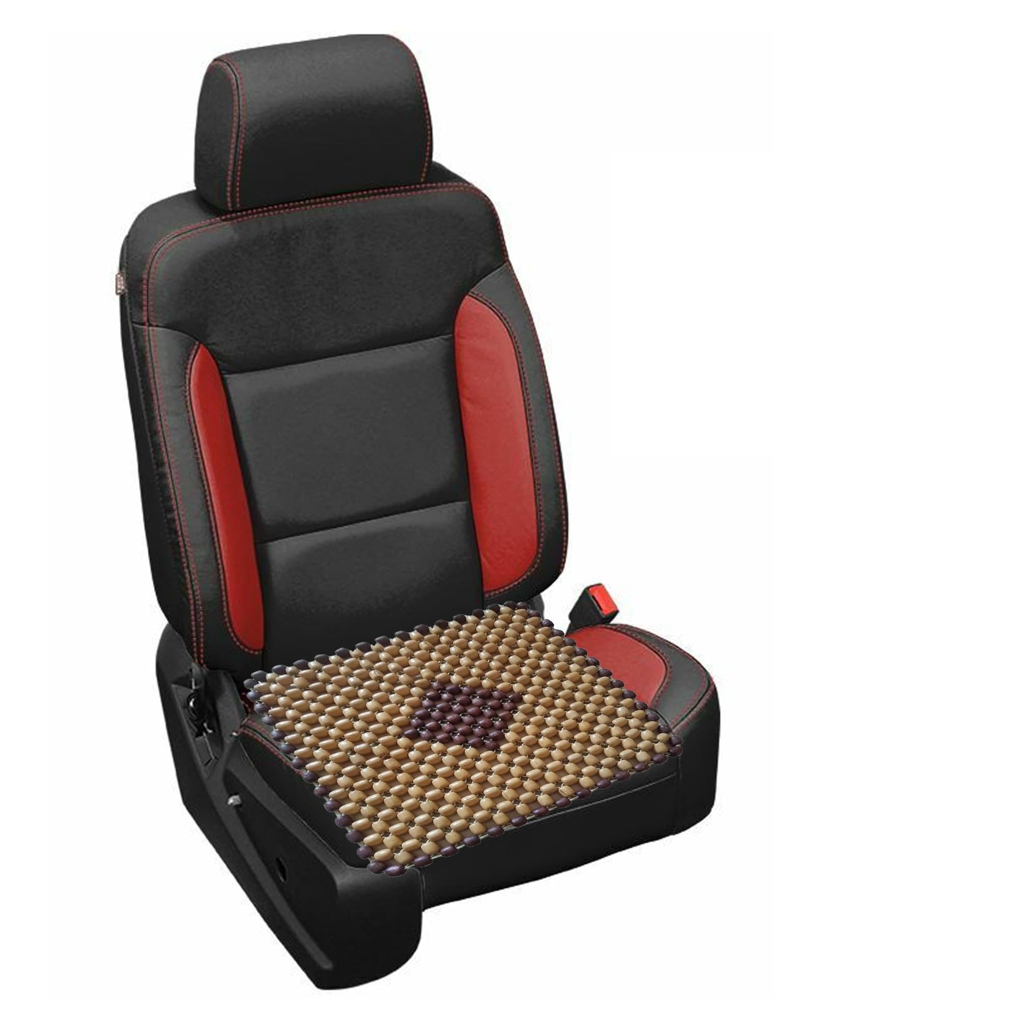 Sulfar Wooden Beads Acupressure Mat Car Beads Seat Cover for Driver/Heating pad/Gel pad Cover Cushion for CAR/Office Sofa/Chair/Jhula/Swing/Home Chair/Truck/Bus/Tempo (Small, Beige) (B0D26D7TYY) Amazon Price History, Amazon Price Tracker