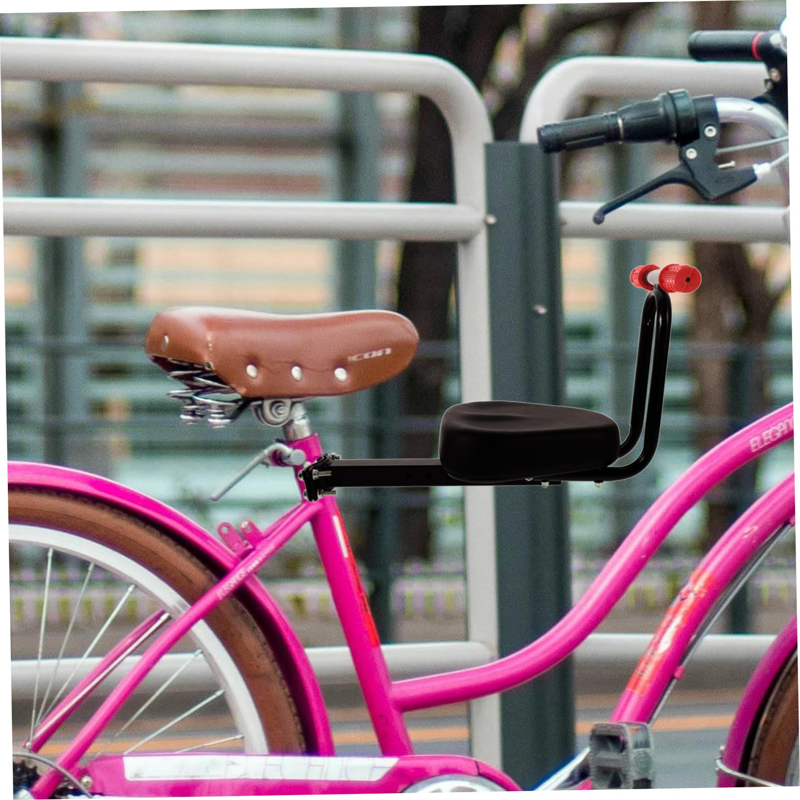 Sedile Braccioli ed Sicuro per e Metallo Mountain, Versatile Seggiolino Anteriore Design Regolabile Bici Bike E-Bike