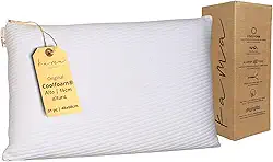 Kama Travesseiro Viscoelástico Premium - Original Coolfoam® Gomos - com Capa Ultrasoft Removível, Hipoalegênico AllergyFree®
