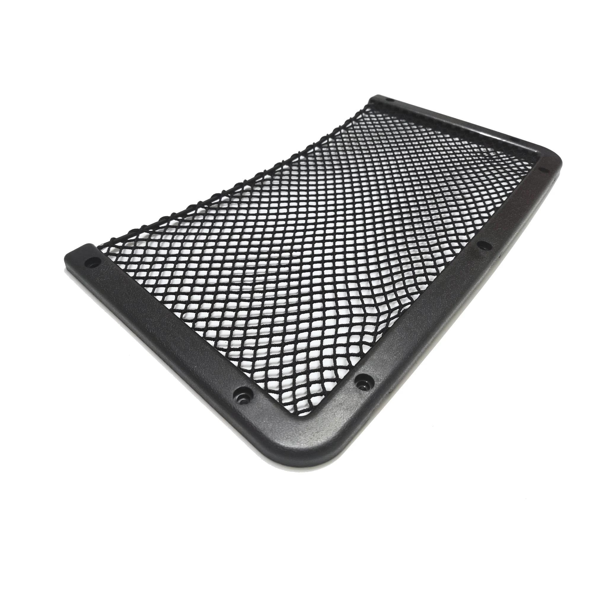 Organizador De Red Multitamaño Color Negro con Bolsillo para Teléfono Malla Almacenamiento Caravana Autocaravana 42 X 21 Cm 36 18 Red Maletero De Coche(4 * 42x21cm+Hook)